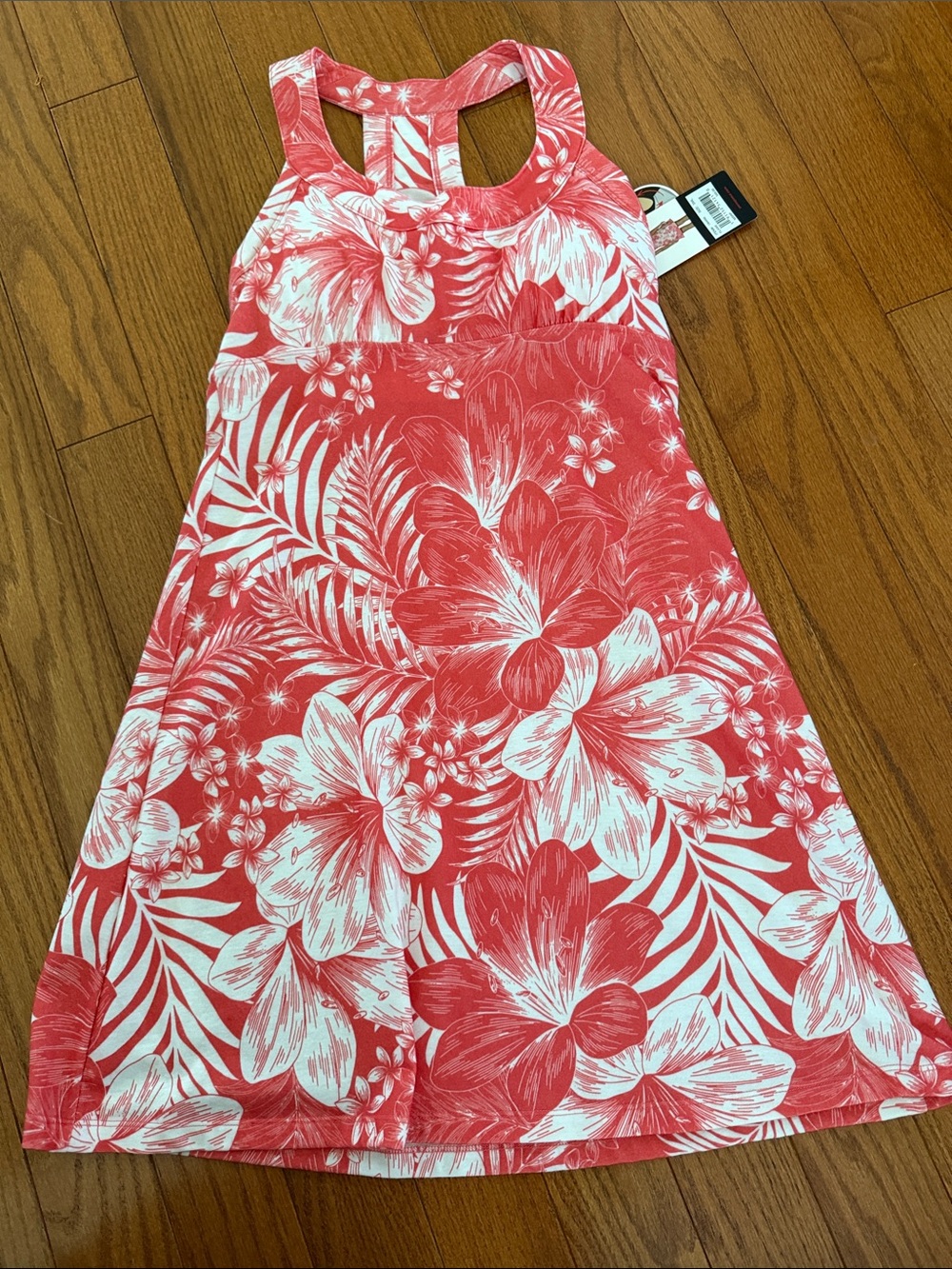 ZeroXposur Coral and White Floral Tank Dress